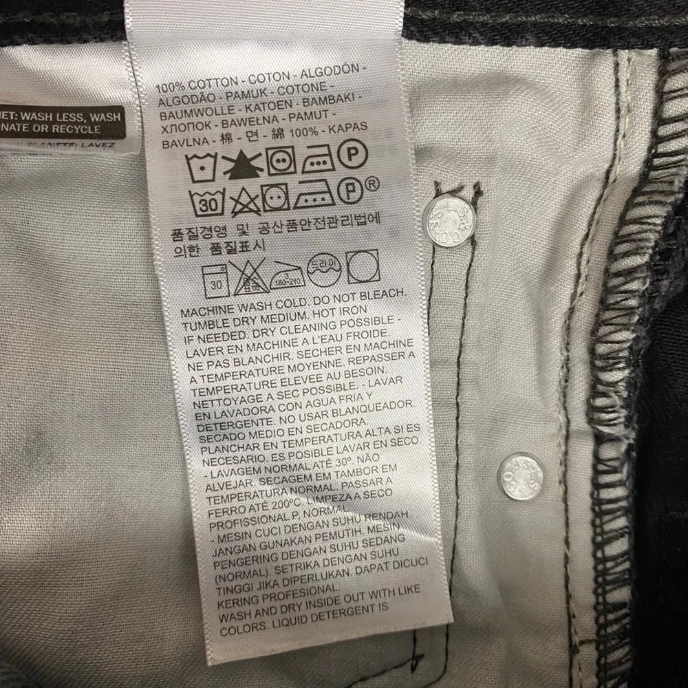 Levis 550 Relaxed Fit Tapered Leg‎ Denim Jeans Mens 34x30 Faded Black